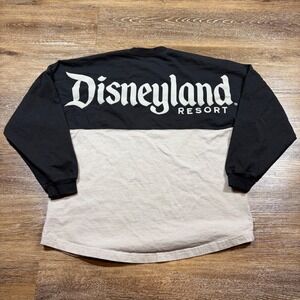 Disneyland Resort Shirt Women's L Spirit Jersey Black Long Sleeve Rare